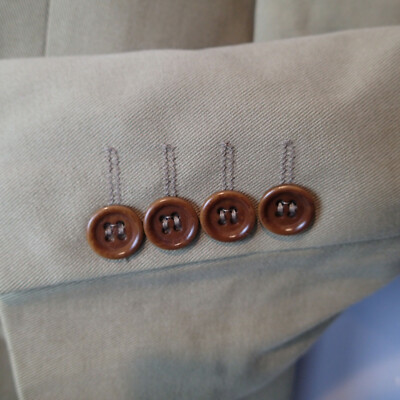 CHRISTIAN DIOR BROWN TAN 3 BUTTON BLAZER COAT JACKET MENS SIZE 40