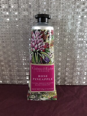 Crabtree & Evelyn Rose Pineapple Ultra-Moisturising Hand Therapy 25g Neu Versiegelt