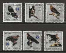 São Tomé og Príncipe birds 2003 MNH  (c441)