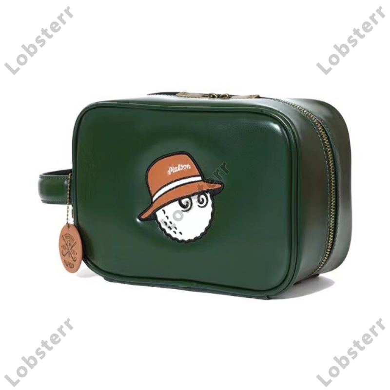 New Malbon Golf Bag Golf Kit Handbags Beige Dark Green Classic