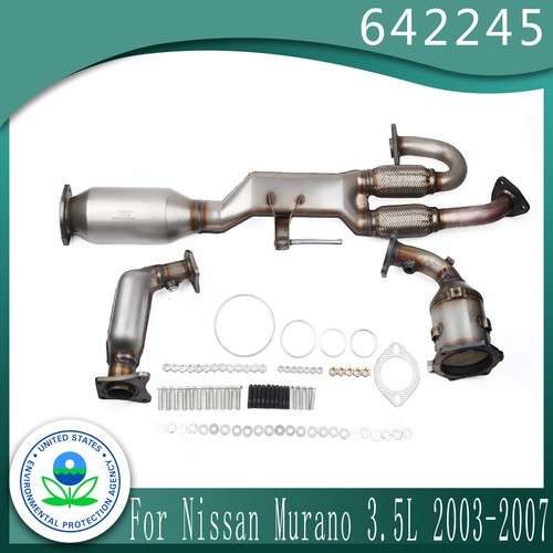 FULL Catalytic Converter Set for 20032007 Nissan Murano 3.5L 54498