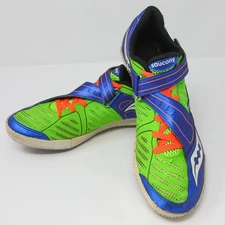 Saucony Uplift HJ Flexfilm Unisex Slime/Blue/Orange 20191-1 Size 9 Track. ST3