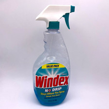 Vtg 1998 Windex No Drip 32 Fl Oz Disc 1/4 Ful...