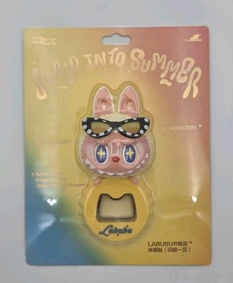 The Monsters Jump Into Summer Labubu Bottle Opener Magnet - AUTHENTIC 
