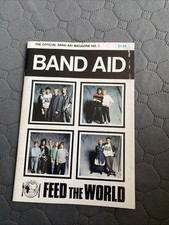 Original Band Aid Official Magazine No 1 Feed The World