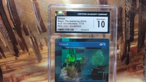Slimed - Trickbind Rainbow Foil SLD Ghostbusters MTG CGC 10 Gem Mint | eBay