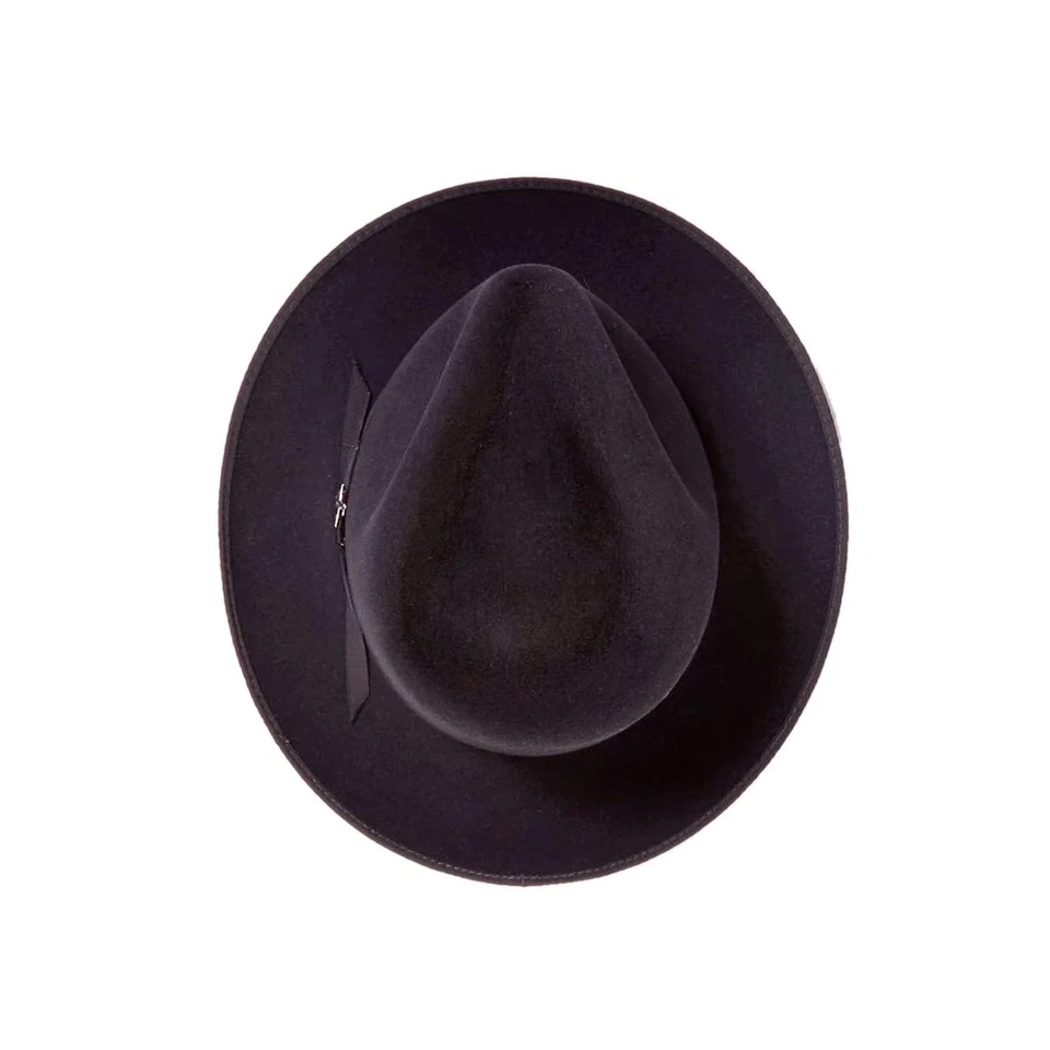Sombrero de vaquero Stetson Stratoliner Fedora de fieltro de piel 7 3/4 negro Foto 4 de 4