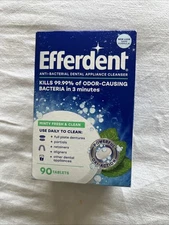 Efferdent Retainer Cleaning Tablets, Denture Cleanser Tablets for Dental Applian