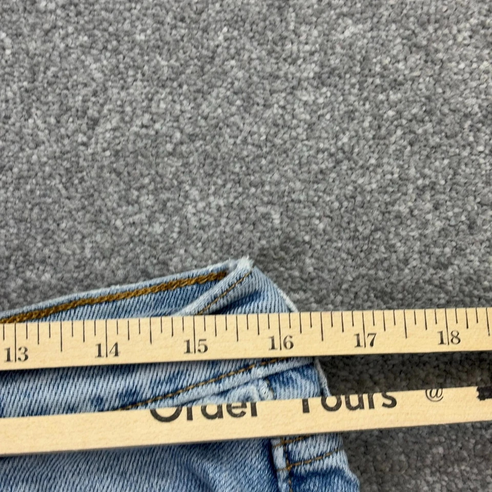 Short en jean Levis pour femme W32 bleu jorts maman rouge onglet année 2000 l... - Photo 4/4