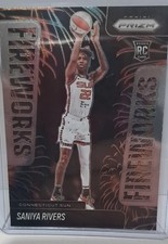 2025 Panini Prizm WNBA - Fireworks Saniya Rivers #1 (RC)