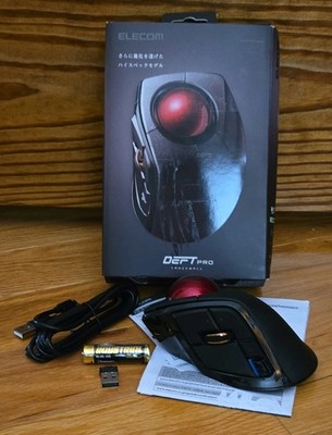 ELECOM DEFT PRO Trackball Mouse *Open Box* **Box Damage**    See Description