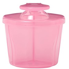 Travel Formula Dispenser with Lid Free Pink 27oz Baby Powder Container