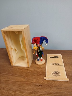 Vintage Steinbach Jester Nutcracker 5.5'' Limited Edition Germany In Wooden Box