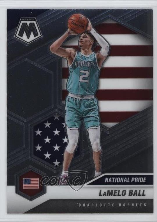 2020-21 Panini Mosaic National Pride Lamelo Ball #257 19ju