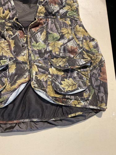 Master Sportsman Men's Size 2XL Turkey Hunting Vest Camouflage Zip Back - Picture 5 of 7