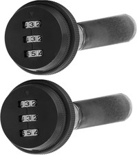 2 Pack Combination Cabinet Cam Locks Password Coded Zinc Alloy Security Locks fo