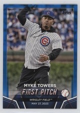 2024 Topps Series 2 2023 First Pitch Blue Myke Towers #FP-2 06l3