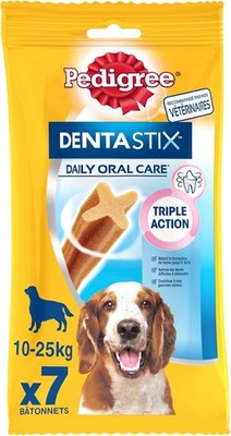 Pedigree Dentastix Mittelgroße Hunde Hundesnack Zahnpflege Snack 10 Stueck