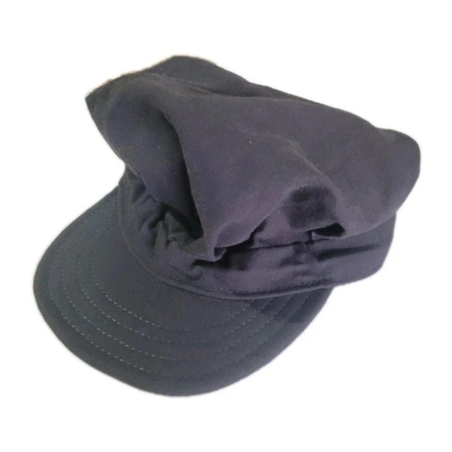 Sombrero de conductor de tren de taxi de newsboy de colección mediano-grande gris RARO Foto 2 de 4