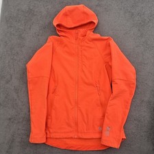 Mountain Hardwear Women  s Softshell Hooded Jacket Orange Medium Outdoor Hiking