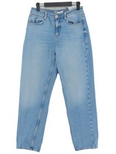 Zara Women's Jeans UK 6 Blue 100% Cotton Straight