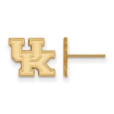 10k Yellow Gold University of Kentucky XS (Tiny) 'UK' Post Earrings