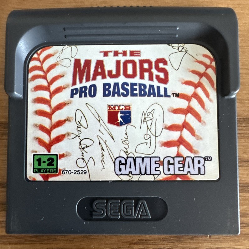Majors: Pro Baseball (Sega Game Gear, 1992)