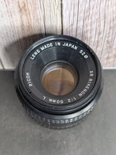 Ricoh XR Rikenon 50mm f/2 Prime Lens – K-Mount Manual Focus – Made in Japan