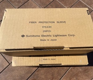 Sumitomo Electric Lightwave Fiber Protection Sleeve FPS-6-BX (two boxes 525pcs)