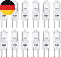 12 StüCk G6.35 35W 12V Halogen GlüHlampe Dimmbar, GY6.35 Bi-Pin Leuchtmittel, 39