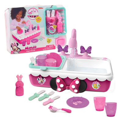 Disney Junior Minnie Happy Helpers Magic Sink Set Pretend Play Kitchen Toy