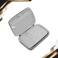 9" x 5.7" Electronic Organizer Case Hard EVA Cable Organizer Bag Dark Gray