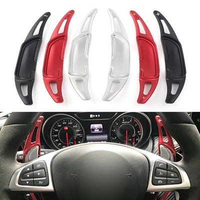 2X Lenkrad Shift Shifter Paddle für Benz GLA45 SL63 A45 C63 E63 S65