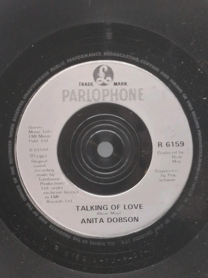 Anita Dobson - Talking Of Love - Used Vinyl Record 7 - O5829z - Image 4 of 4