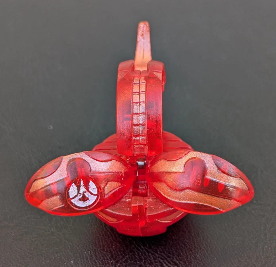 Bakugan Translucent Dragonoid Red Pyrus B1 Classic Small Ball 420g Read - Image 2 of 4