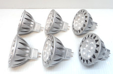 Lot of 6 ALIDE MR16 12V LED Bulbs 5W Replace 20/35W Halogen Warm White 60 NOB