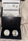 American Eagle 2021 One ounce Silver Reverse Proof Two-Coin Set 21XJ