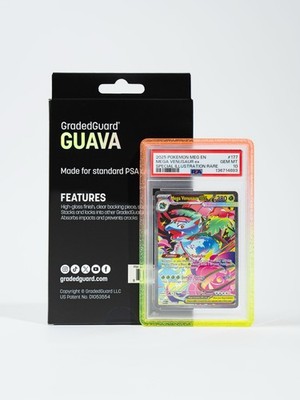 GradedGuard PSA Graded Card Case Guard Protector GUAVA Limited Edition Exclusive