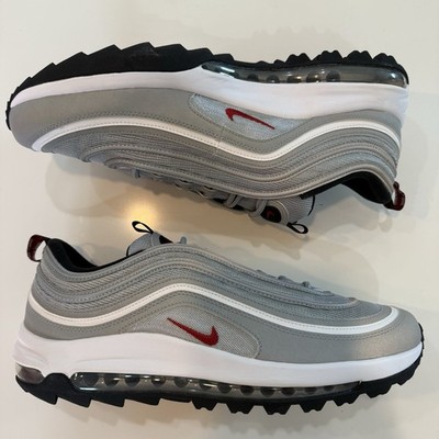 Nike Air Max 97 G Golf Silver Bullet CI7538-001 Men's Size 13 New