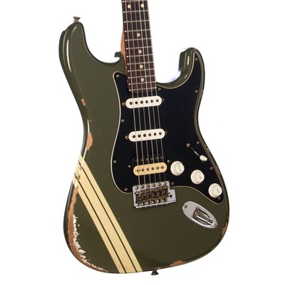Fender Custom Shop MVP Stratocaster HSS Relic Olive Drab w/Comp