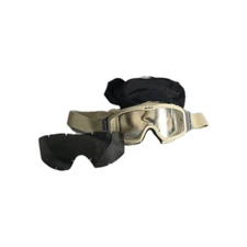 USGI ESS Profile NVG Terrain Tan Goggles Clear Lens w/ Carrying Case