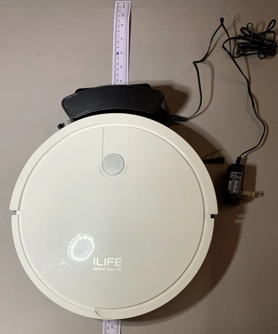 ILIFE V2 Robot Vacuum Cleaner, Tangle-Free Suction, 120 Mins Runtime