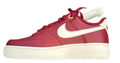 Nike Air Force 1 ´07 Prm Unisex Sneaker Bordeaux Rot Freizeitschuhe DQ7664 600