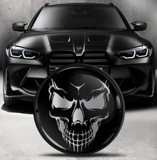Front Hood Trunk Tuning Badge 82mm Compatible With Bmw Emblem 51148132375 Black