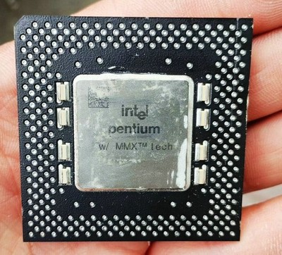 INTEL Pentium MMX FV80503200 SL27J CPU has been tested extremely collectible