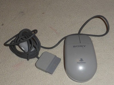 ORIGINAL SONY PLAYSTATION MOUSE CONTROLLER GREY SCPH-1090 PS1 OFFICIAL