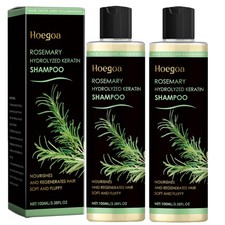 2 Pack Organic Rosemary Hair Growth Shampoo for Women and Men Natural Thickening