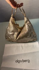 Olga Berg Revolve SHAR Mesh Convertible Women Hand Bag New with Tags