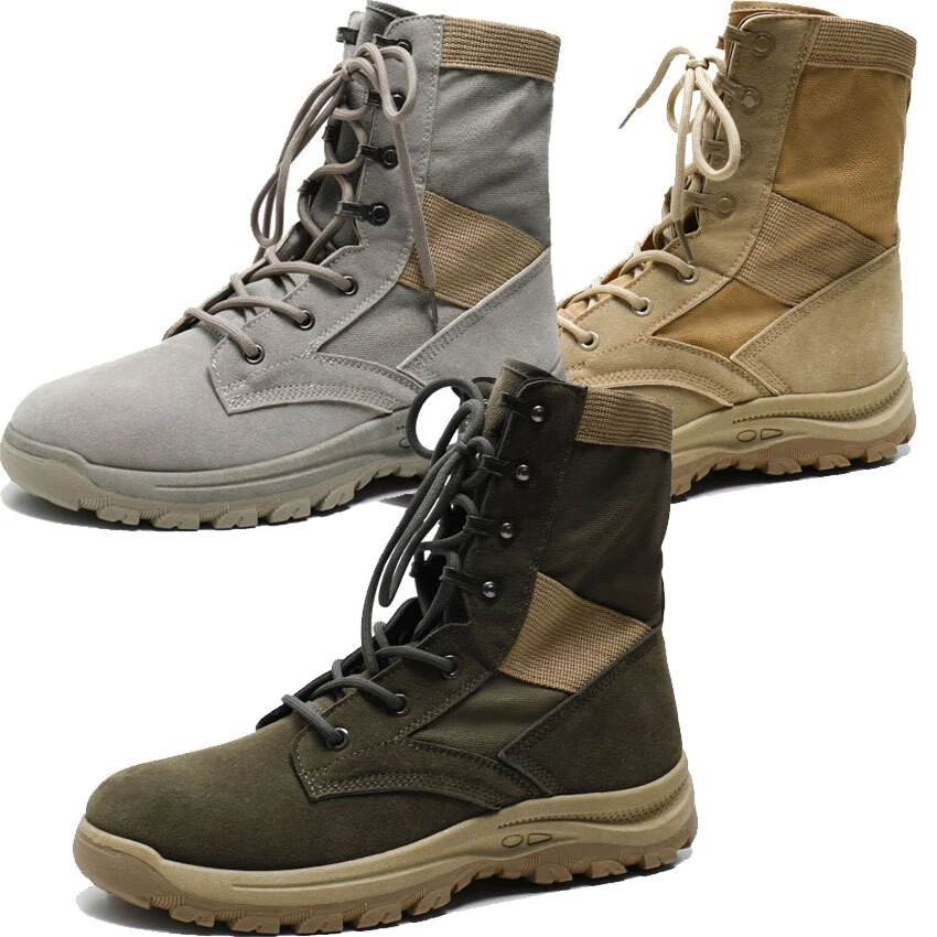 Men's Hunting Hiking Casual Lace up Boots Military Tactical Army Workwear Shoes
Opens in a new windo