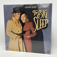 The Big Sleep 1946 Laserdisc Film Noir Humphrey Bogart Lauren Bacall SEALED NOS